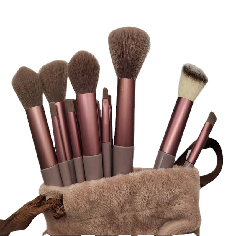 13pcs Makeup Brush Set Eyeshadow Brush Professional Make up Brushes Set with Storage Bag view 7